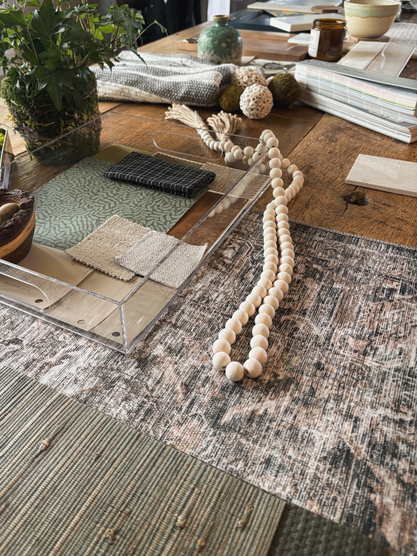 When working on a design project, one of the most crucial steps is pulling samples for a room. This flat lay prep showcases the importance of selecting the right materials and colors to ensure everything harmonizes beautifully. From fabric and wallpaper to wood and tile, each element plays a role in the overall aesthetic of the space. However, with paint, the possibilities are endless! It’s essential to ensure that the undertones of your swatches complement your chosen paint colors.

By gathering samples, you can see firsthand how different materials interact under various lighting conditions. This is key to achieving a cohesive look in your home. For instance, a warm-toned wood floor may clash with a cool-toned paint if not carefully considered. Interior designers take great care in making sure every detail aligns, creating a seamless flow throughout the room. This process not only helps visualize the final outcome but also prevents costly mistakes down the line.

Ready to bring your design vision to life? DM me and we'll work together to create a seamless and colorful space! 

#InteriorDesign #HomeDecor #ColorTheory #DesignInspiration #SampleSwatches #CohesiveDesign #InteriorStyle #HomeStyling #kenoshainteriordesign #mkeinteriordesigner #homedecor #homerenovation