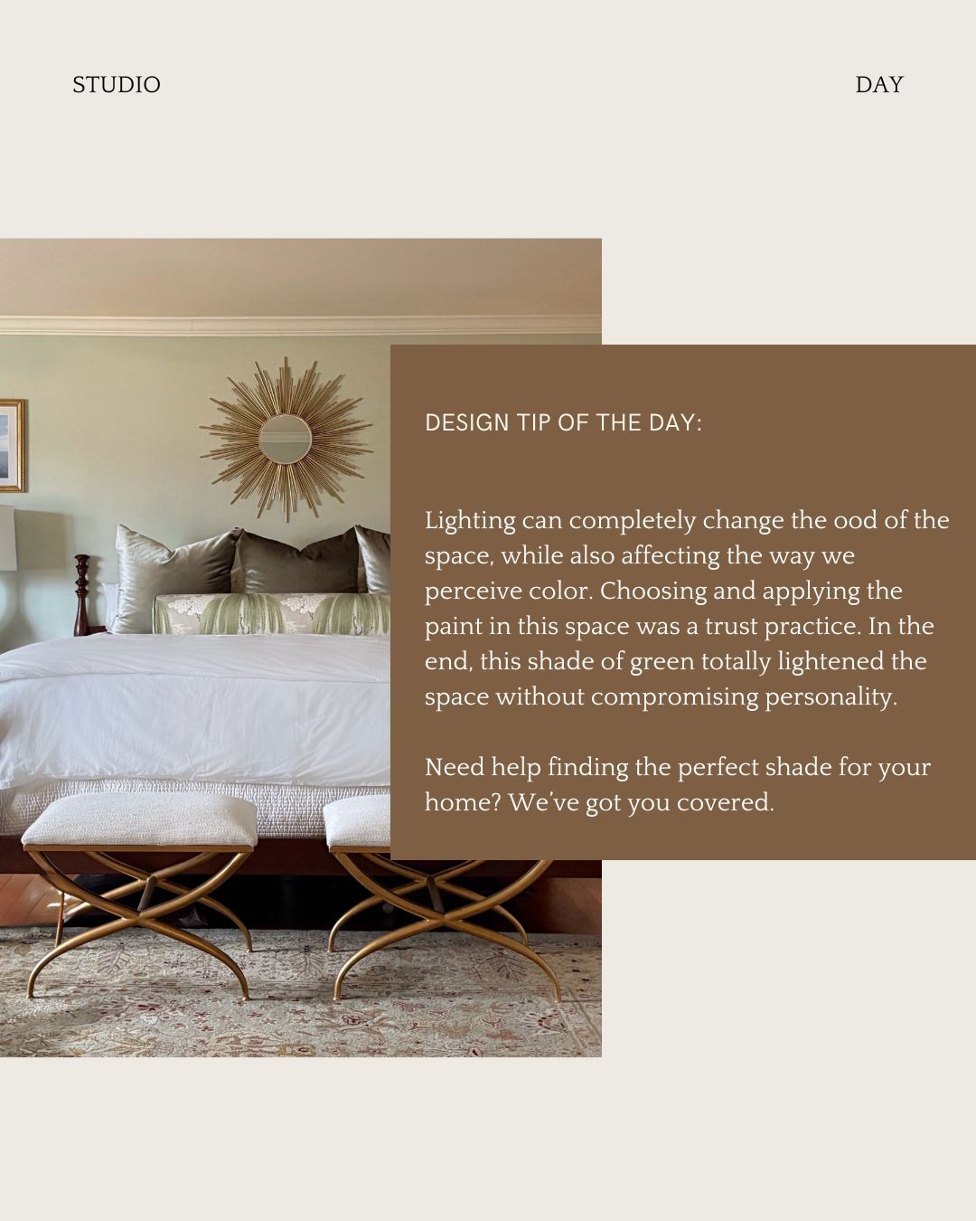 This project really pushed me out of my design comfort zone - and I'm so glad it did!

This client needed a design concept only, and she took the reigns to implement the design on her own schedule. The paint went up quickly, and was a practice in trust as she worked through applying multiple coats to get the truest color out of the paint. The end result did not disappoint!