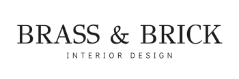 2024 brass and brick interior design logo